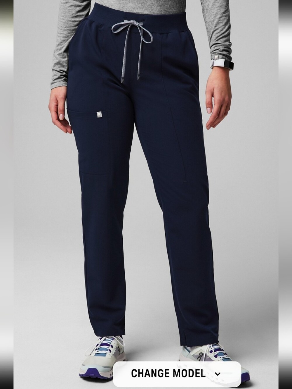 Fabletics Women's Navy Scrub Drawstring Pants XS Petite